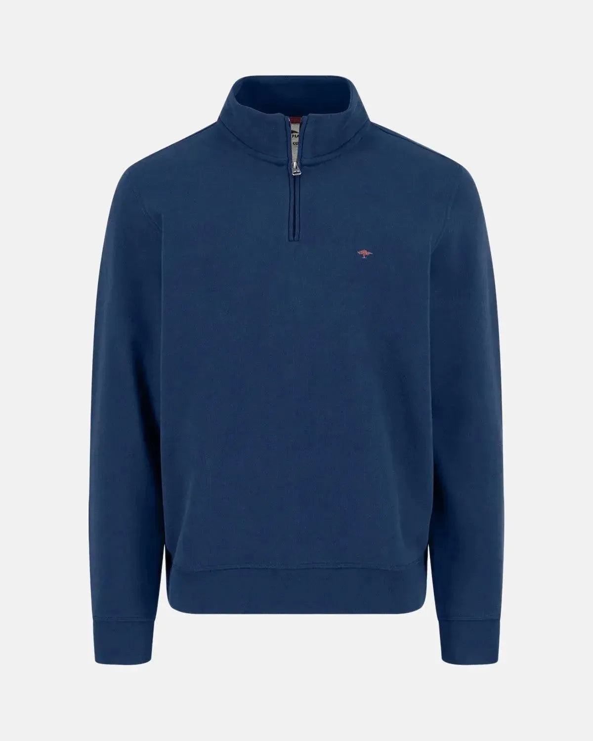 FYNCH-HATTON-FYNCH-HATTON 1/4 ZIP SWEAT MIDNIGHT-NORTHERN THREADS DESIGNER MENSWEAR