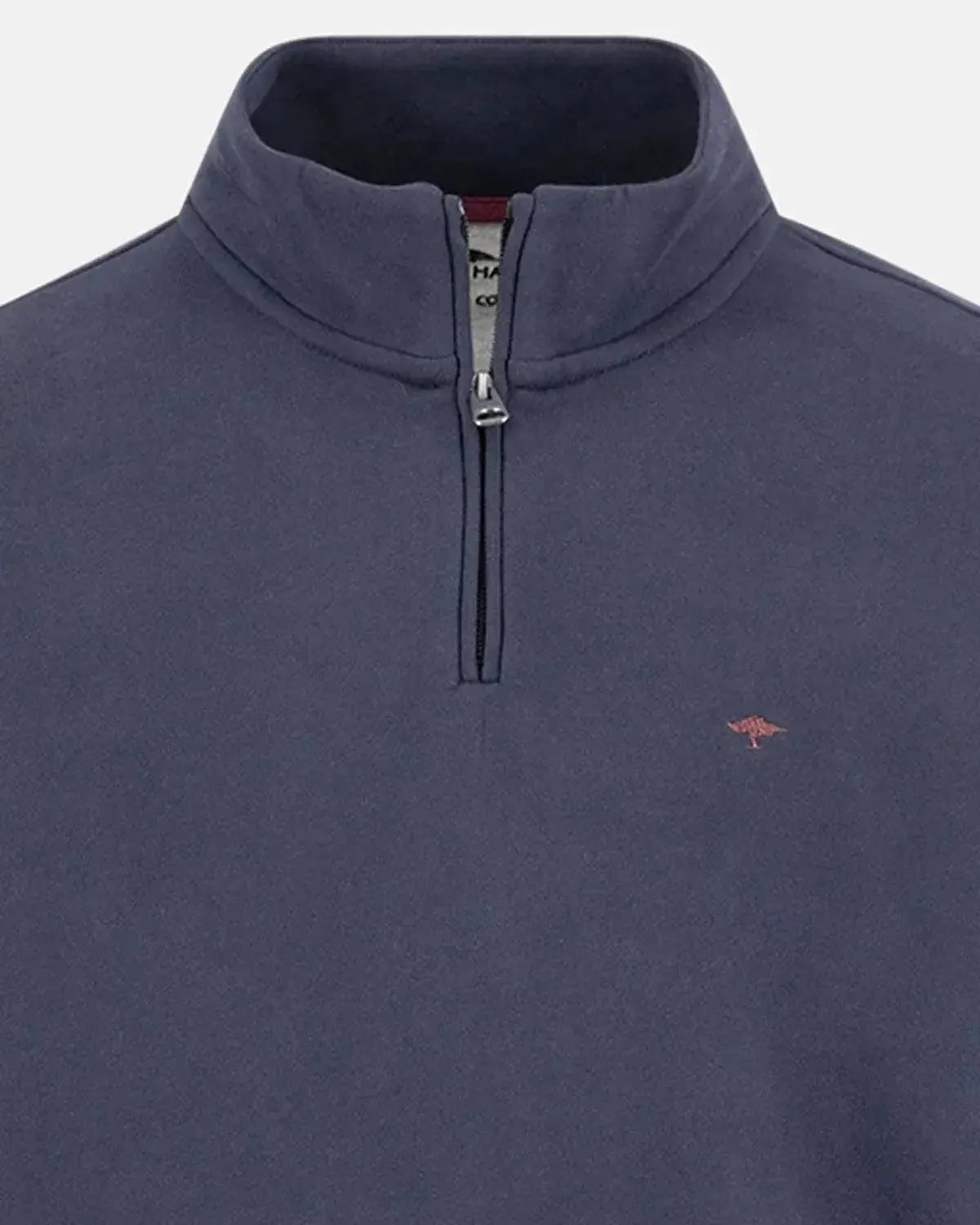 FYNCH-HATTON-FYNCH-HATTON 1/4 ZIP SWEAT NAVY-NORTHERN THREADS DESIGNER MENSWEAR