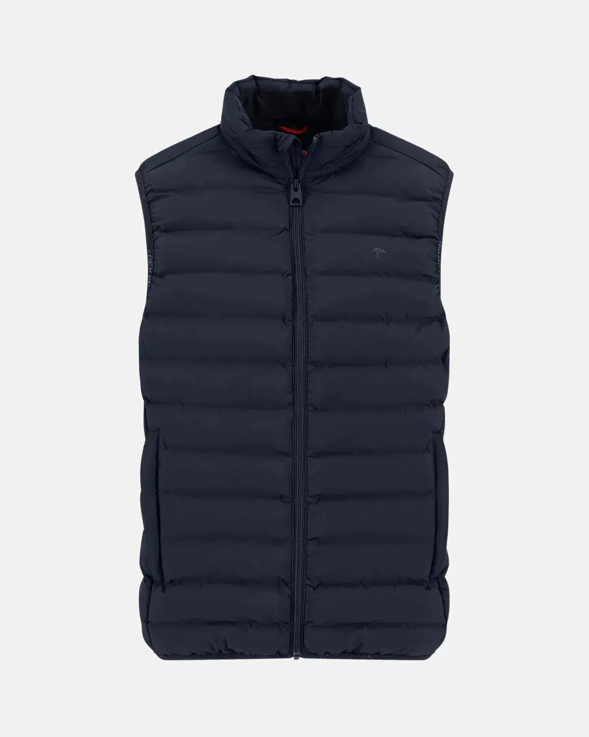FYNCH-HATTON-FYNCH-HATTON BASIC LIGHT WEIGHT GILET DARK NAVY-NORTHERN THREADS DESIGNER MENSWEAR