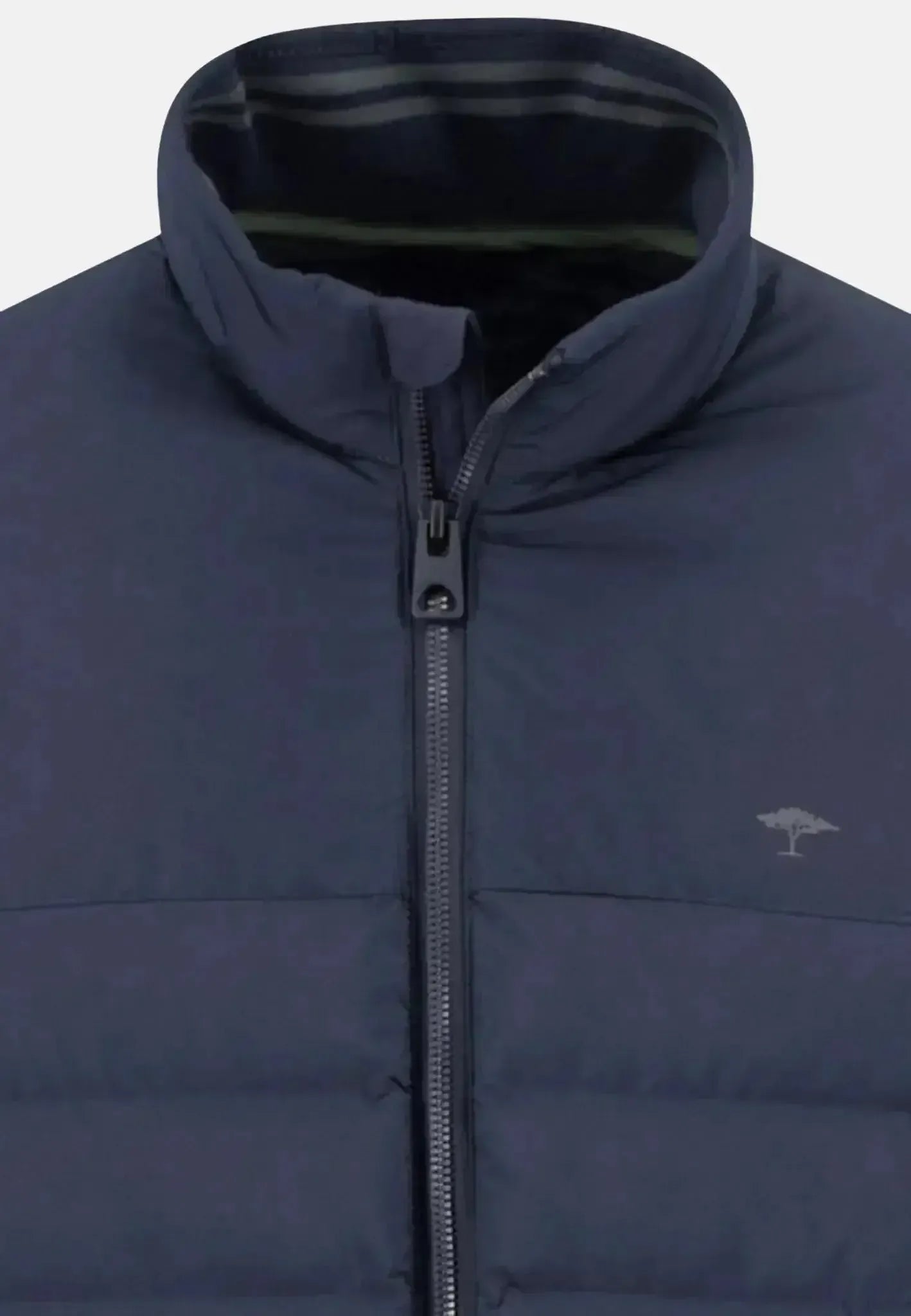 FYNCH-HATTON-Fynch-Hatton Basic Puffer Hybrid Jacket Dark Navy-NORTHERN THREADS DESIGNER MENSWEAR