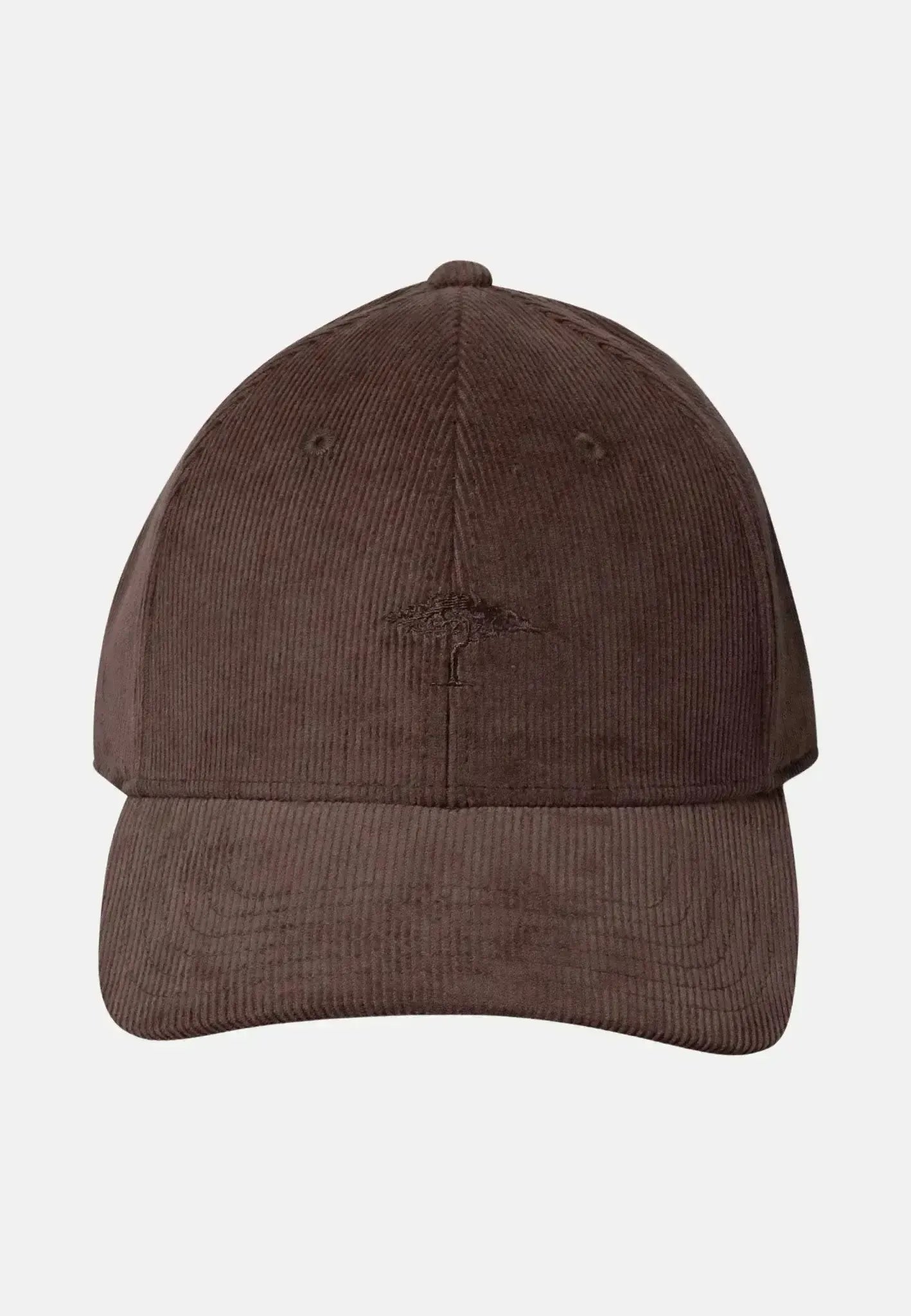 FYNCH-HATTON-Fynch-Hatton Cotton Corduroy Baseball Cap Dark Chocolate-NORTHERN THREADS DESIGNER MENSWEAR