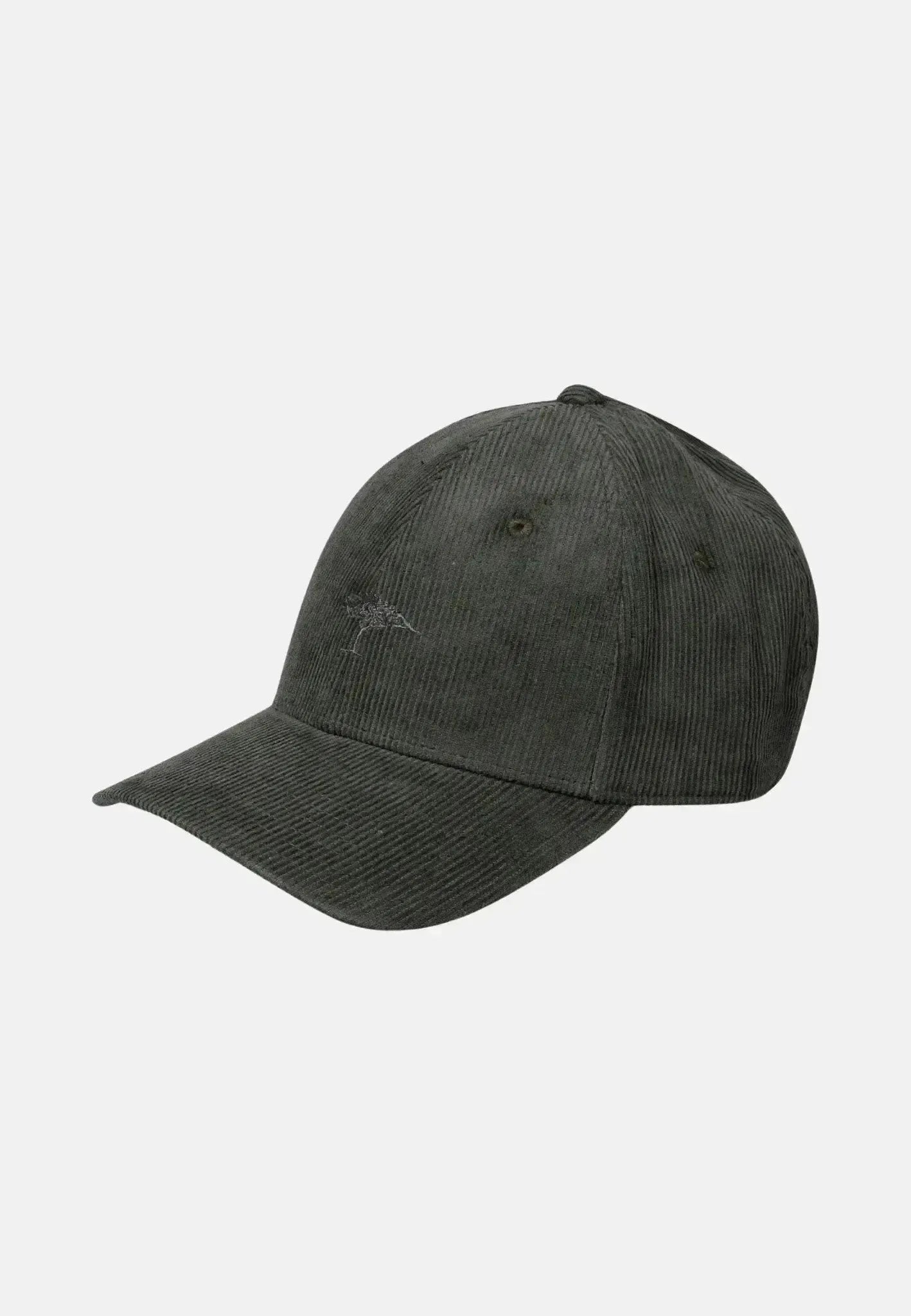 FYNCH-HATTON-Fynch-Hatton Cotton Corduroy Baseball Cap Dark Ivy-NORTHERN THREADS DESIGNER MENSWEAR
