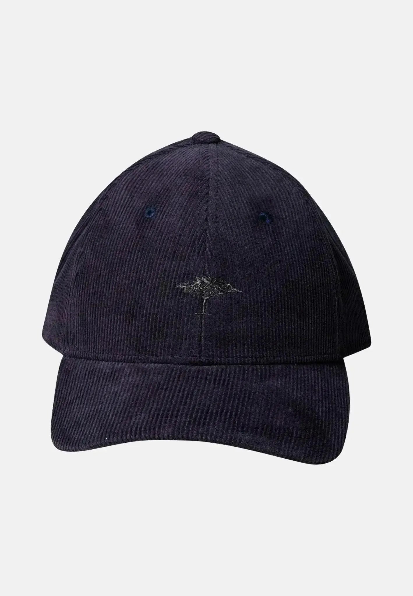 FYNCH-HATTON-Fynch-Hatton Cotton Corduroy Baseball Cap Navy-NORTHERN THREADS DESIGNER MENSWEAR