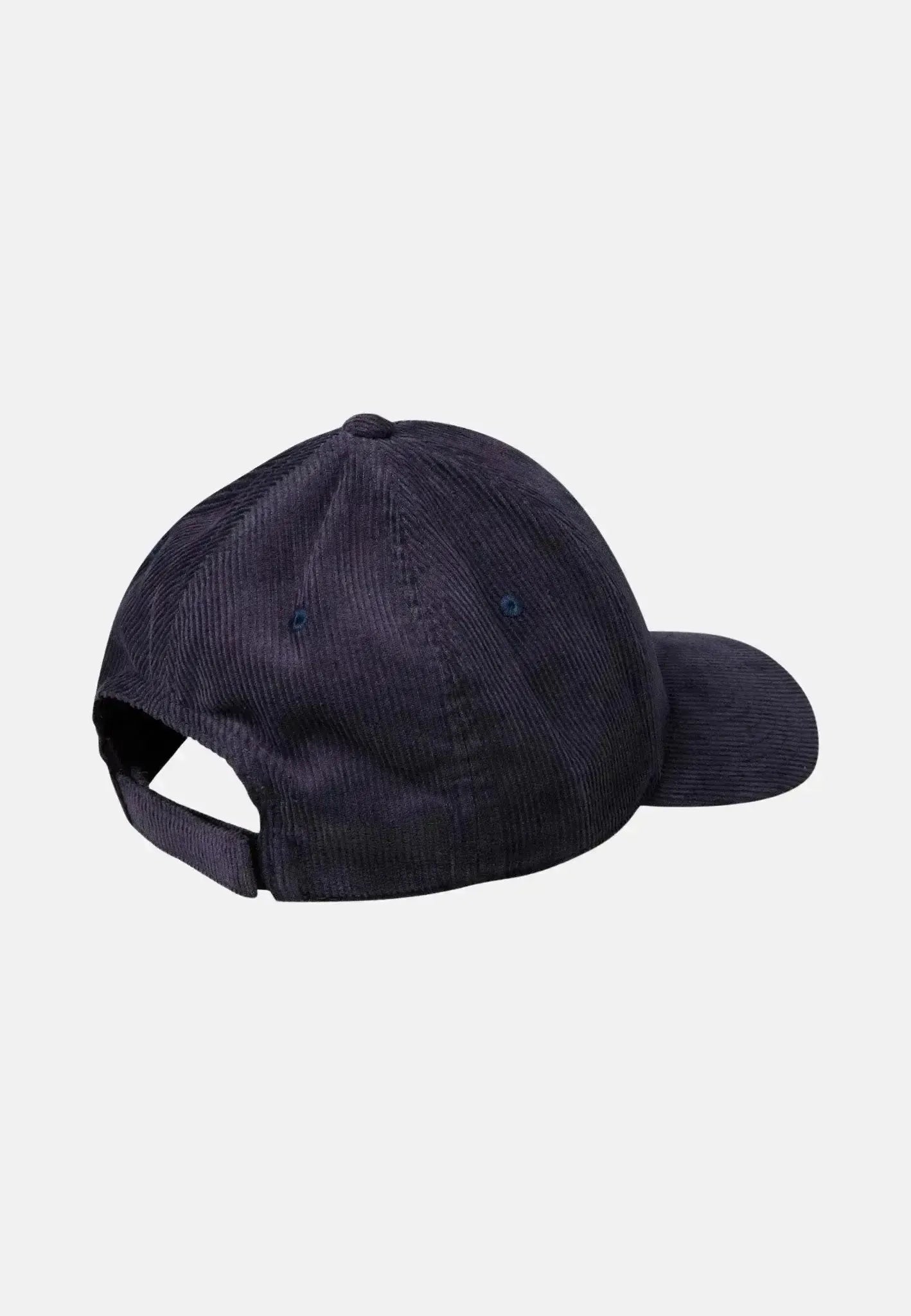 FYNCH-HATTON-Fynch-Hatton Cotton Corduroy Baseball Cap Navy-NORTHERN THREADS DESIGNER MENSWEAR