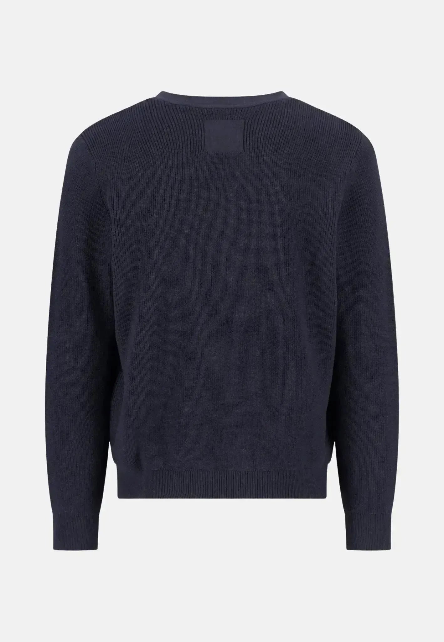 FYNCH-HATTON-Fynch-Hatton Cotton Wool Buttoned Cardigan Navy-NORTHERN THREADS DESIGNER MENSWEAR