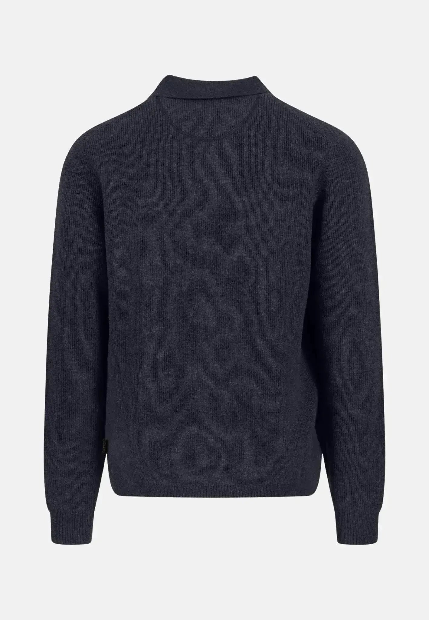 FYNCH-HATTON-Fynch-Hatton Merino Wool Cashmere Buttoned Cardigan Navy-NORTHERN THREADS DESIGNER MENSWEAR