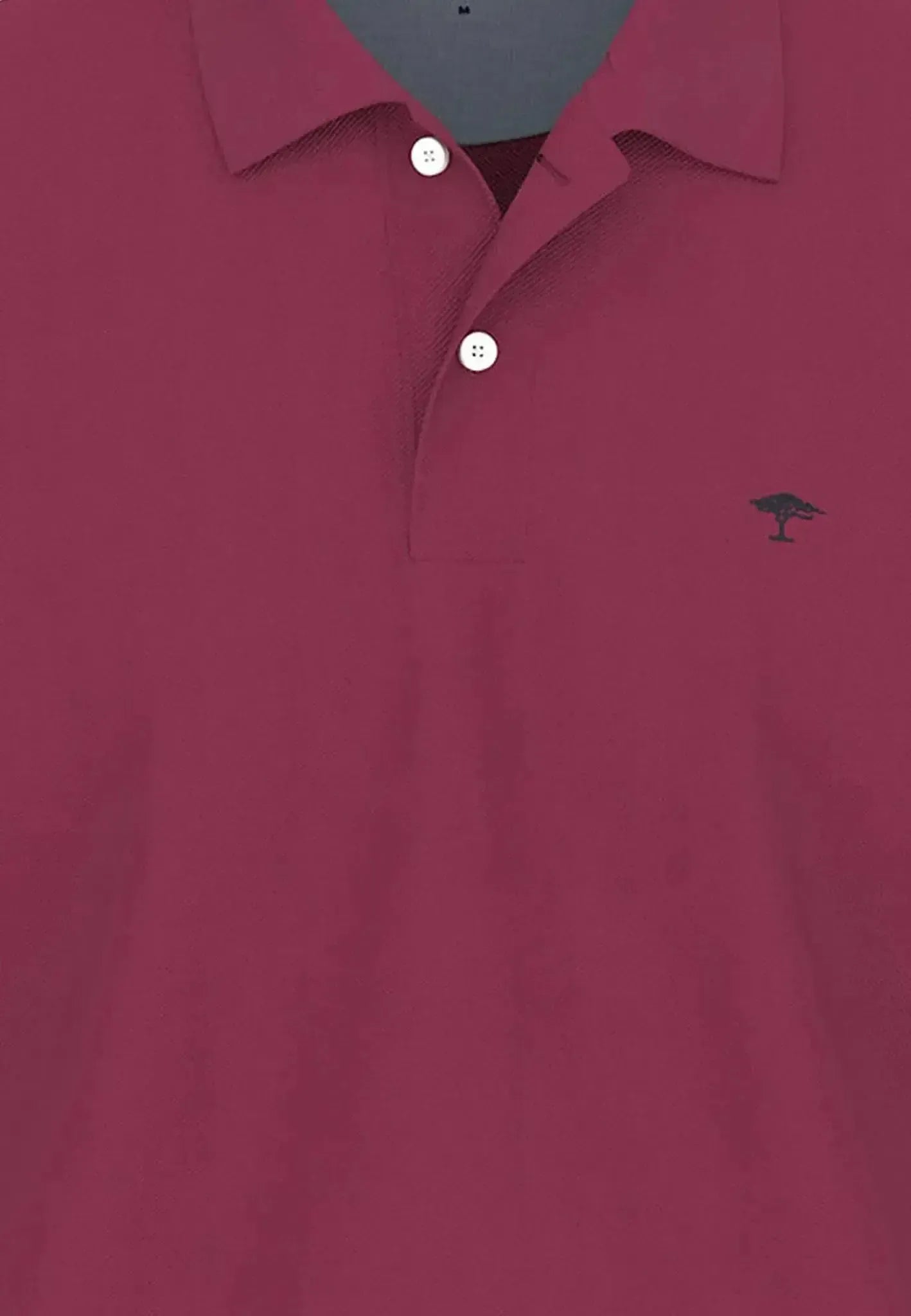FYNCH-HATTON-Fynch-Hatton Premium Cotton Polo Shirt Dark Crimson-NORTHERN THREADS DESIGNER MENSWEAR