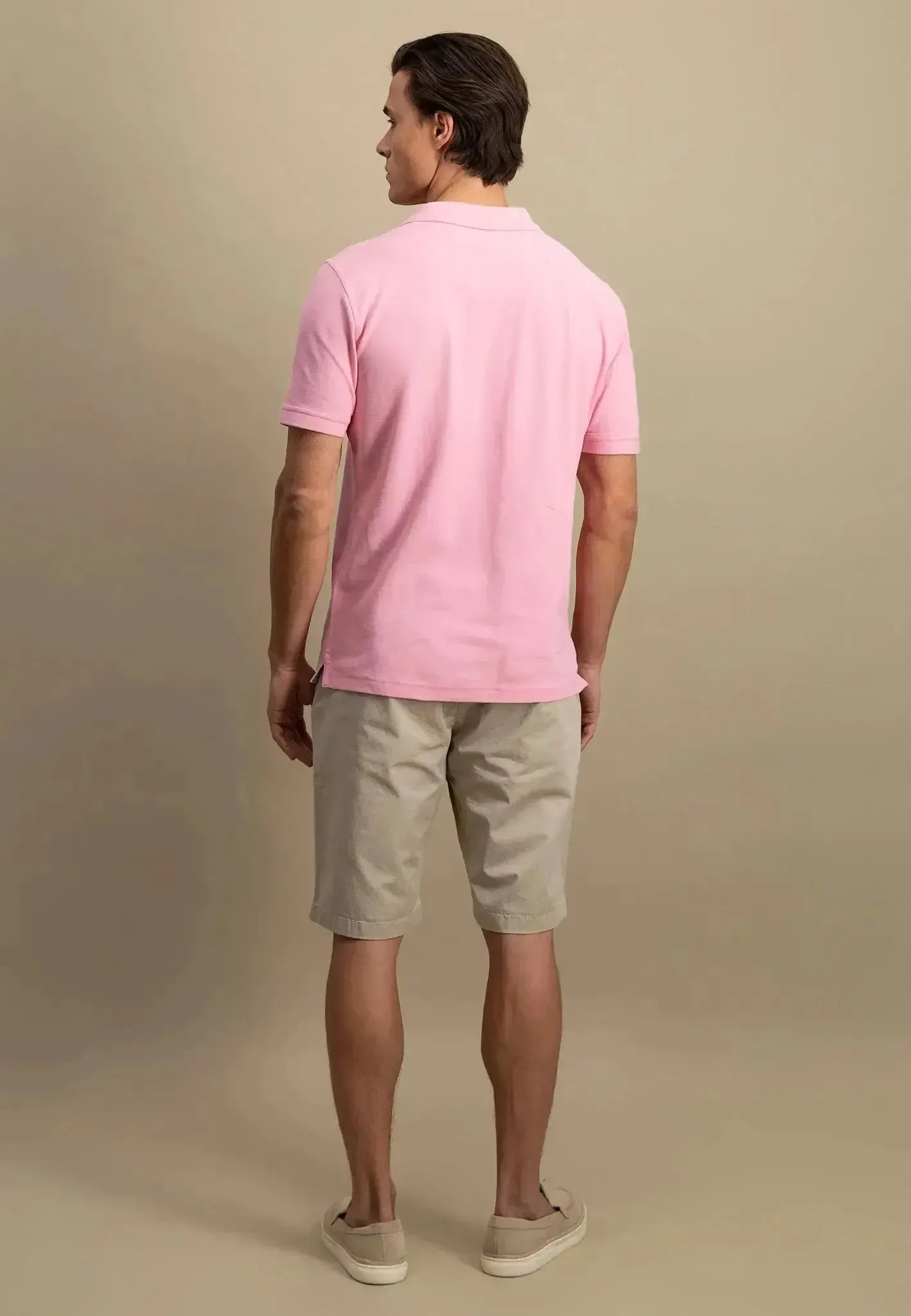 FYNCH-HATTON-Fynch-Hatton Premium Cotton Polo Shirt Peony-NORTHERN THREADS DESIGNER MENSWEAR