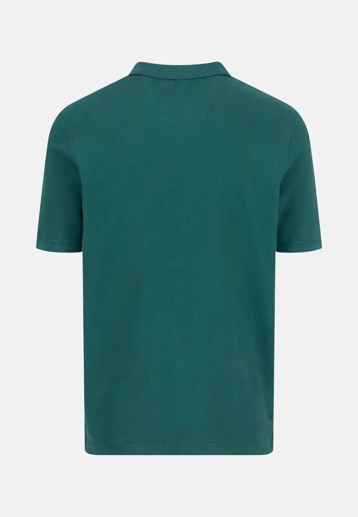 FYNCH-HATTON-Fynch-Hatton Premium Cotton Polo Shirt Pine Green-NORTHERN THREADS DESIGNER MENSWEAR