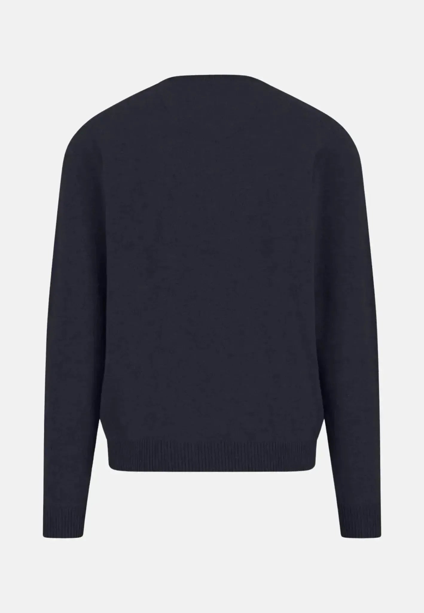 FYNCH-HATTON-Fynch-Hatton Pure Cashmere Crewneck Knit Navy-NORTHERN THREADS DESIGNER MENSWEAR