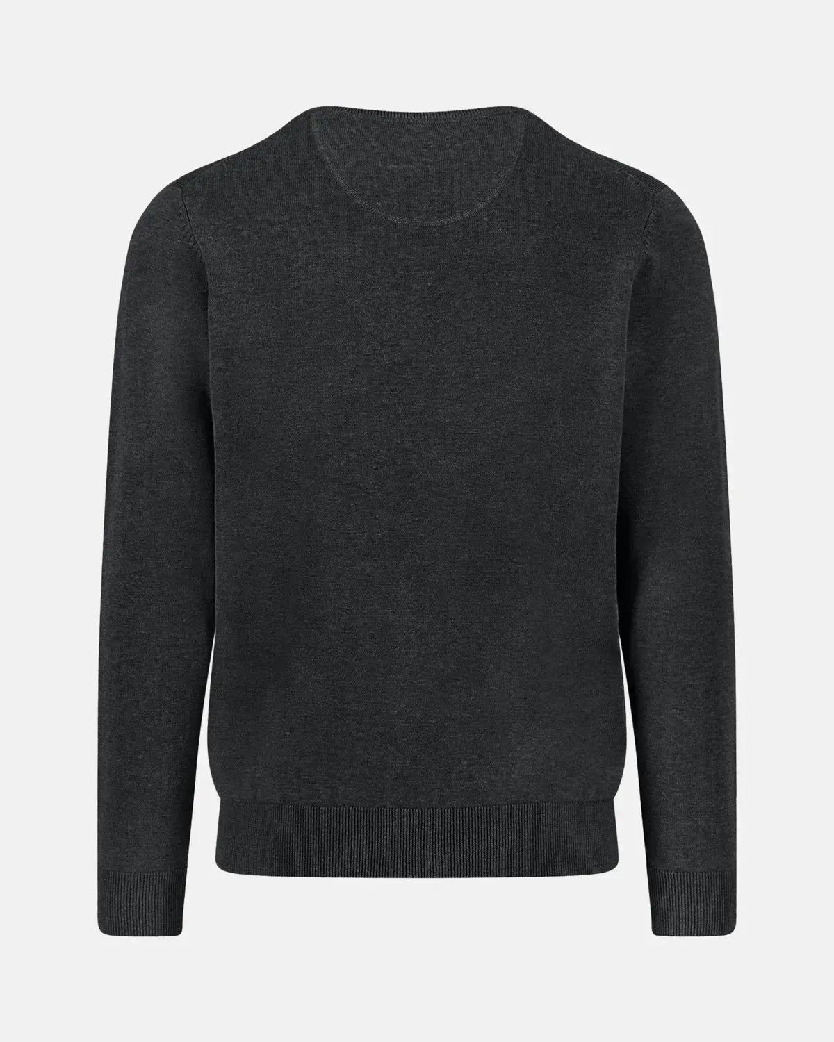 FYNCH-HATTON-FYNCH-HATTON SUPERFINE COTTON CREWNECK KNIT BLACK-NORTHERN THREADS DESIGNER MENSWEAR
