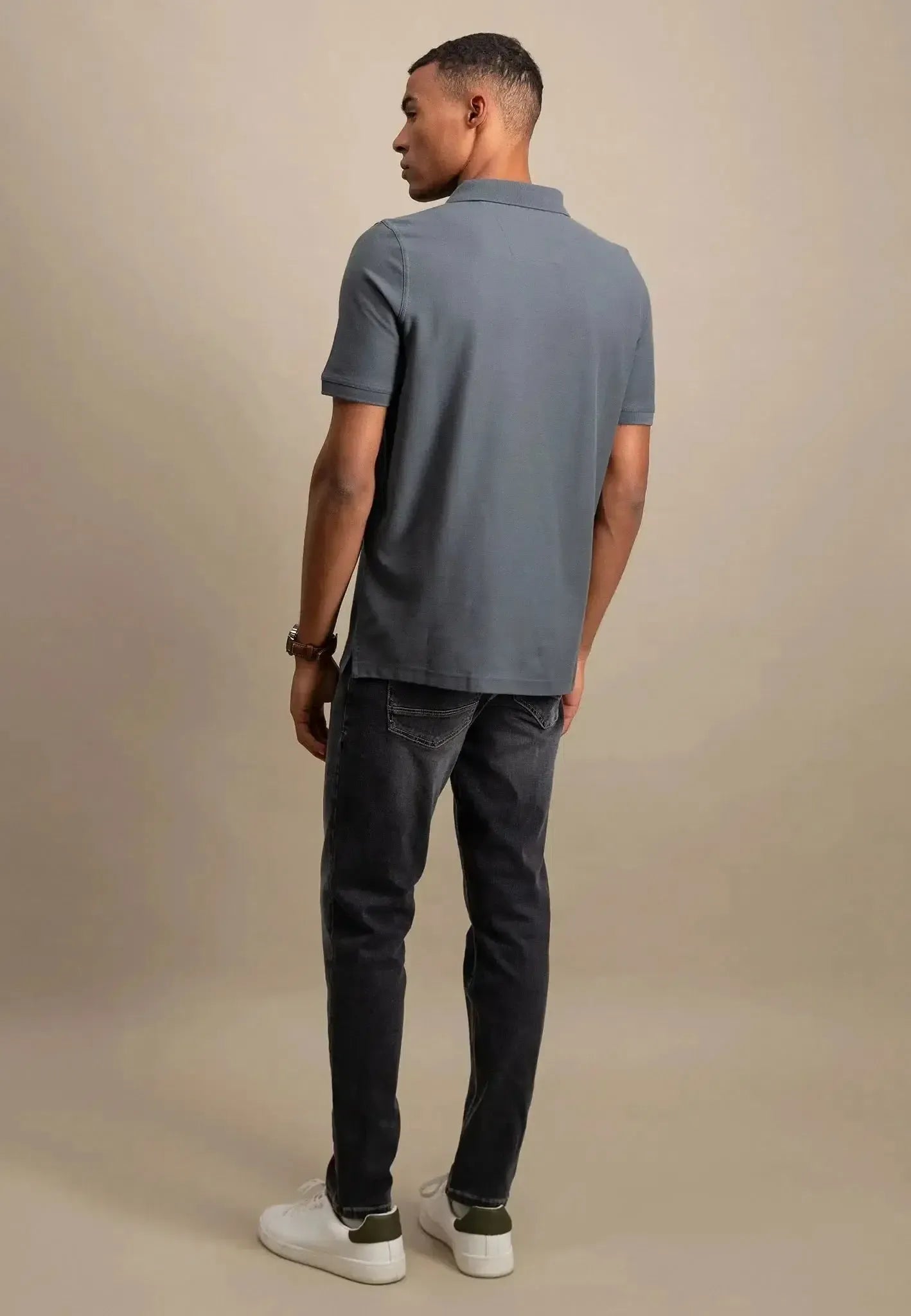 Fynch - Hatton Premium Cotton Polo Shirt Asphalt - northern threads