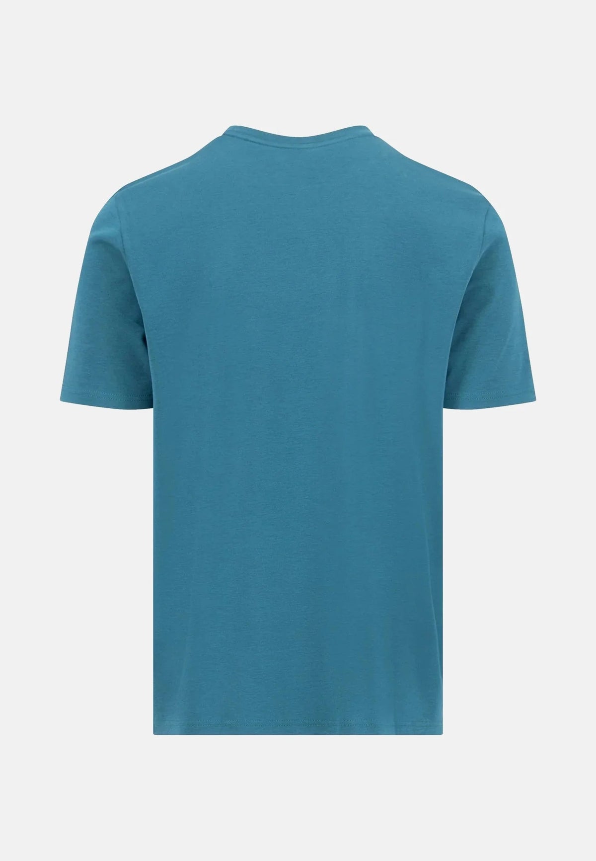 Fynch-Hatton Sanforized Cotton T-Shirt Teal | Northern Threads Designer Menswear