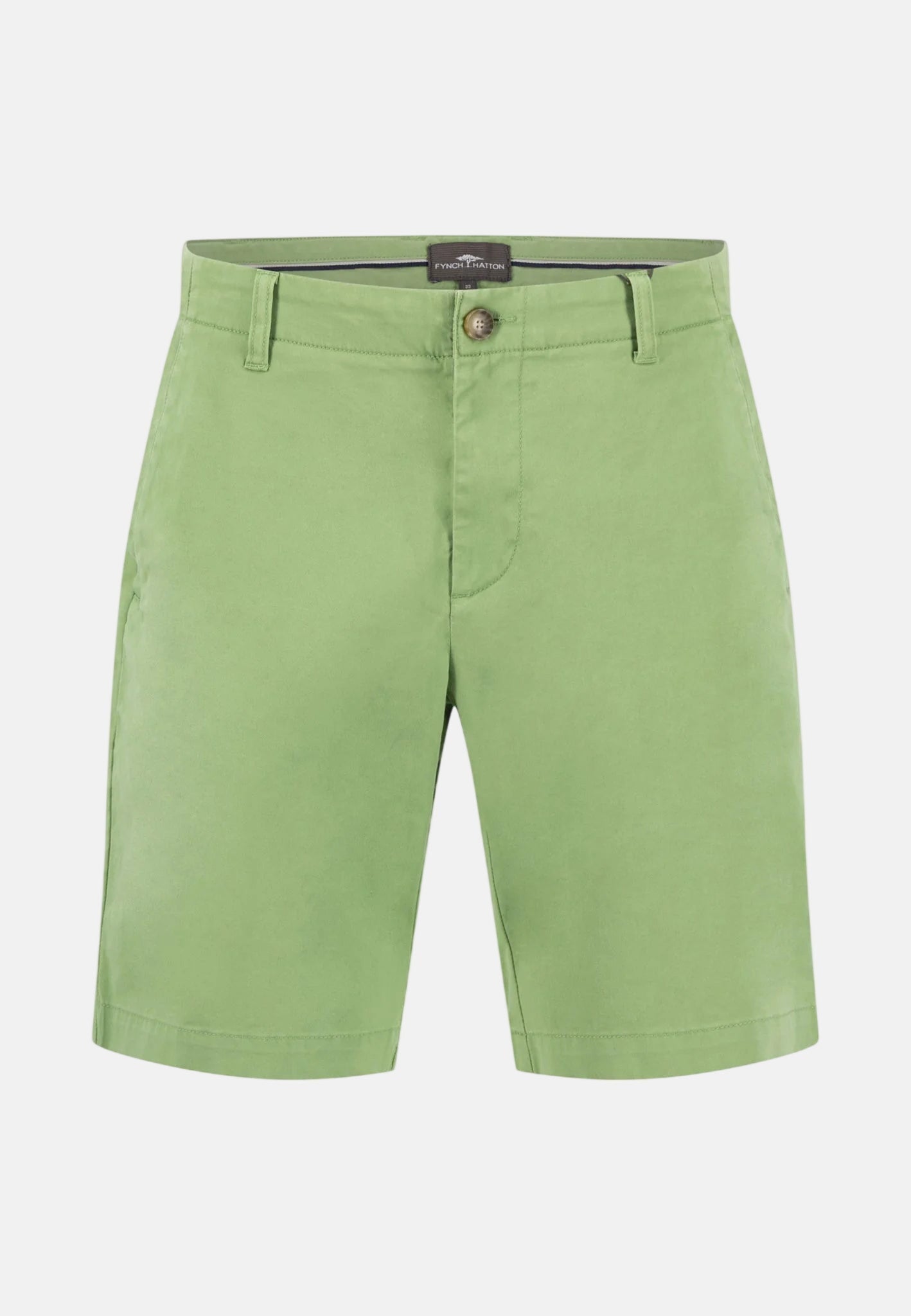 Fynch - Hatton Summer Stretch Bermuda Shorts Avocado - 16032110-740-32 - northern threads uk