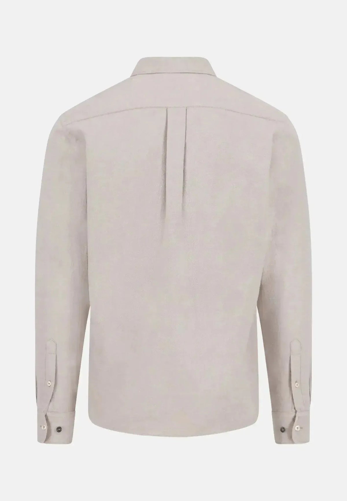 Fynch-Hatton Winter Solid Button Down Shirt Taupe | Northern Threads Designer Menswear