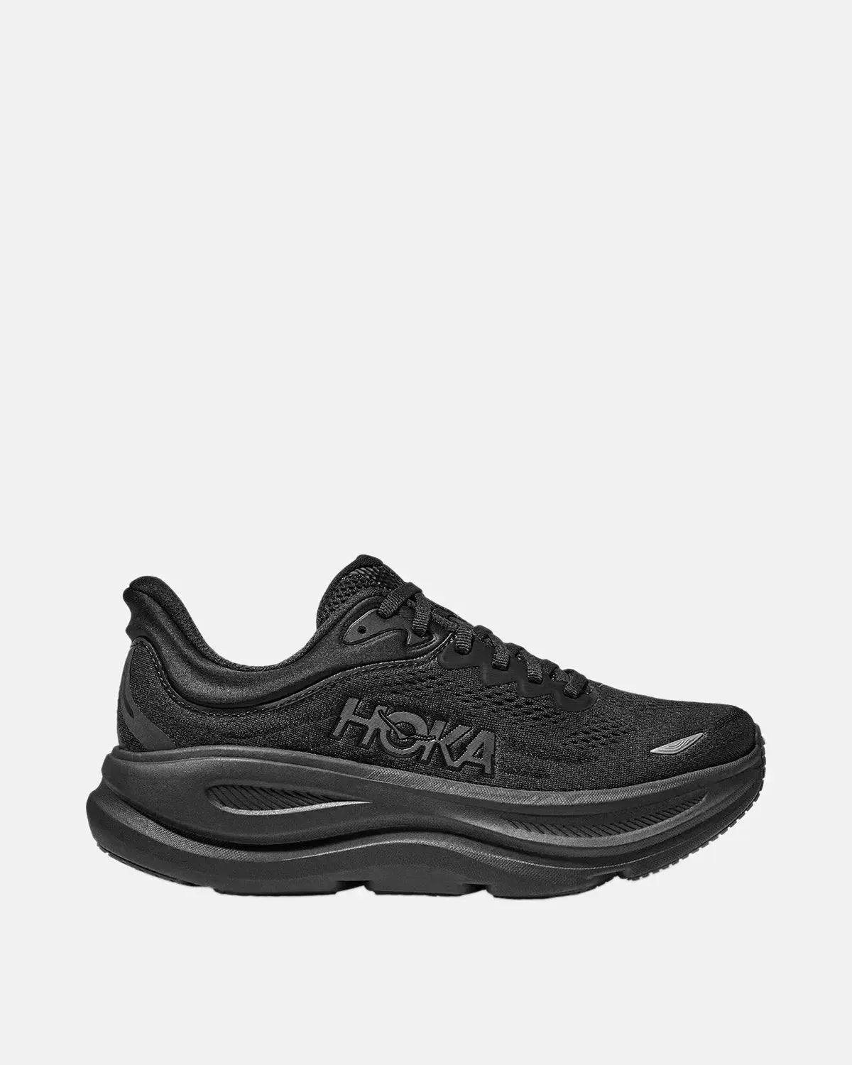Hoka Bondi 9 Trainers Black Black | Northern Threads Designer Menswear