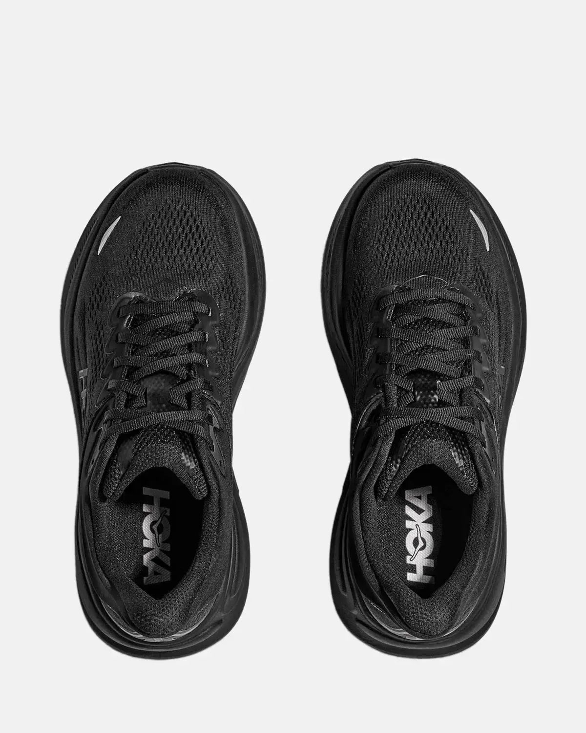 Hoka Bondi 9 Trainers Black Black | Northern Threads Designer Menswear