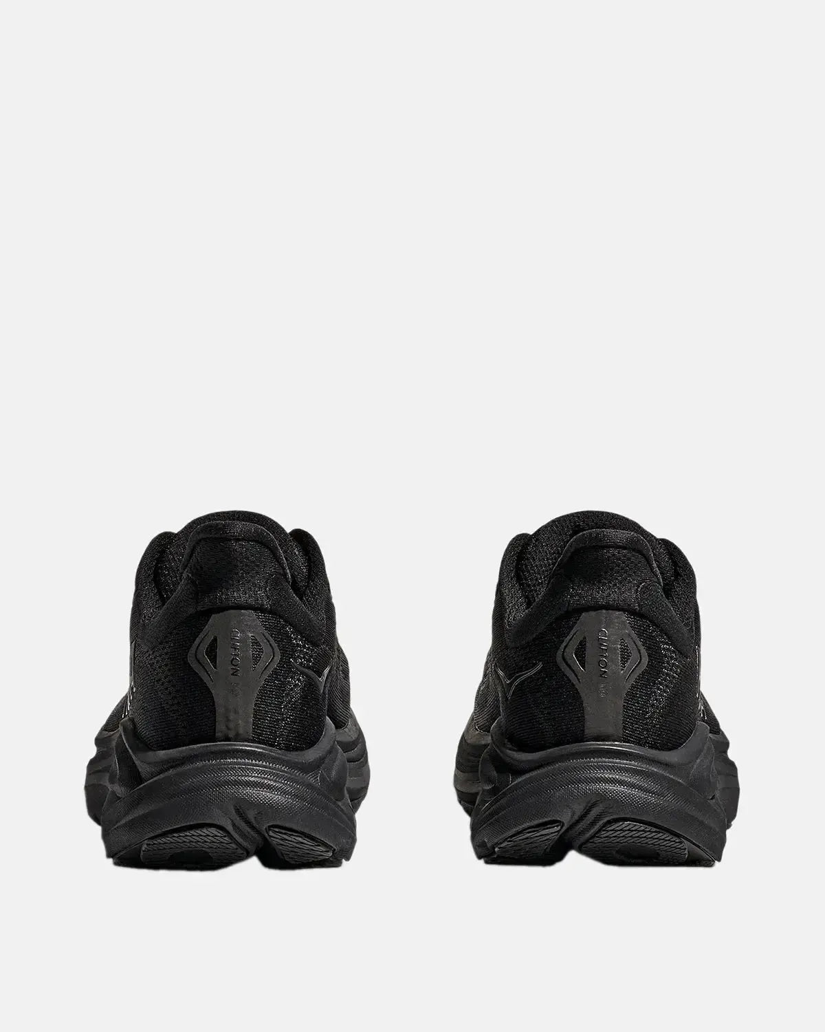 HOKA CLIFTON 10 TRAINERS BLACK BLACK - northern threads