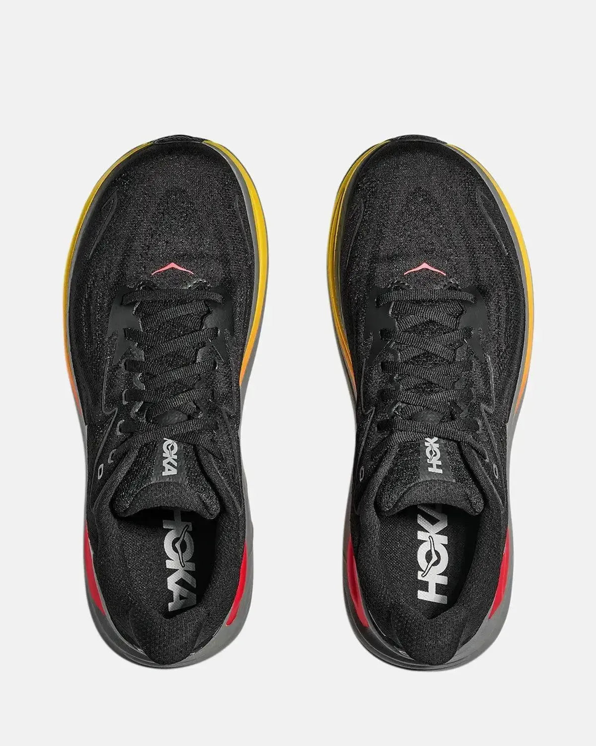 HOKA-HOKA CLIFTON 10 TRAINERS BLACK GALACTIC GREY-NORTHERN THREADS DESIGNER MENSWEAR