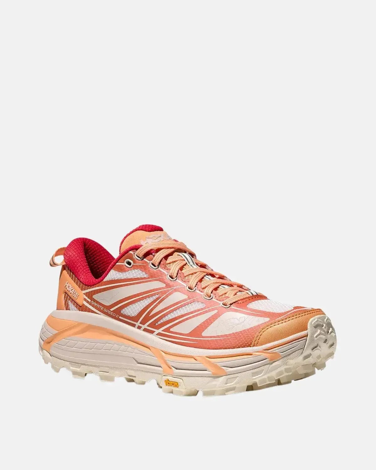 HOKA MUFATE SPEED 2 TRAINERS PALE TANGERINE EMBER - northern threads