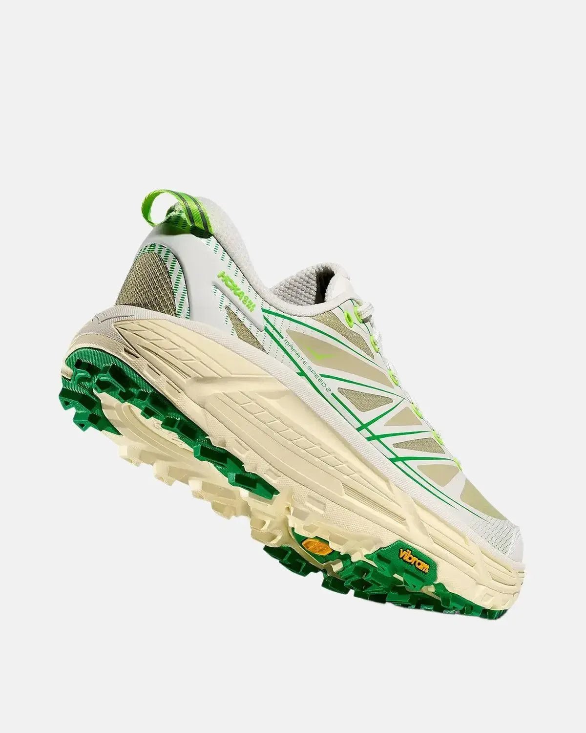 HOKA MUFATE SPEED 2 TRAINERS WHITE FRESH CUT GRASS - northern threads