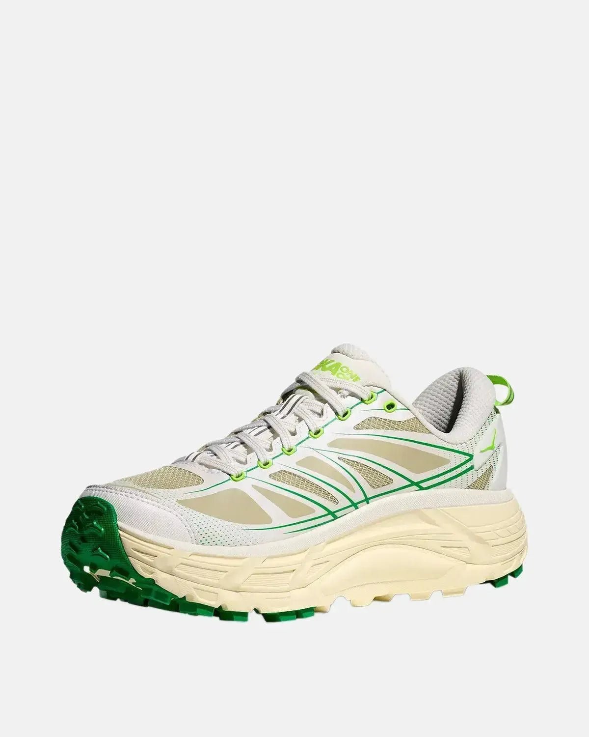 HOKA MUFATE SPEED 2 TRAINERS WHITE FRESH CUT GRASS - northern threads
