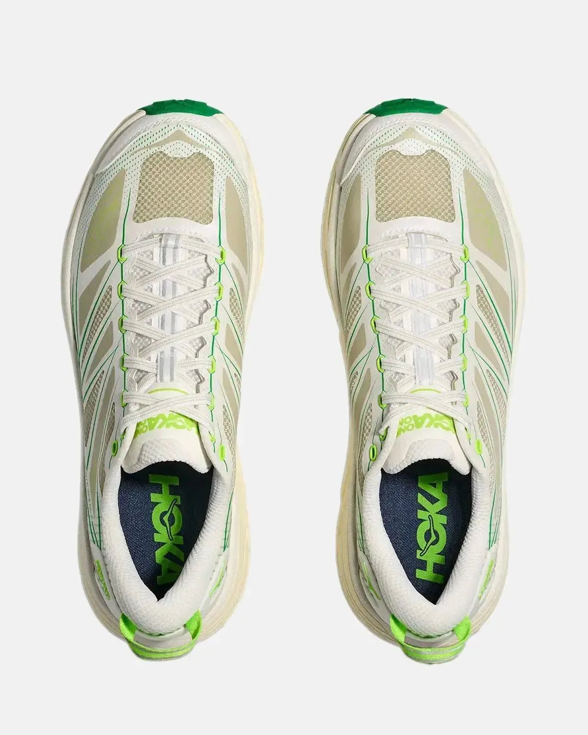 HOKA MUFATE SPEED 2 TRAINERS WHITE FRESH CUT GRASS - northern threads