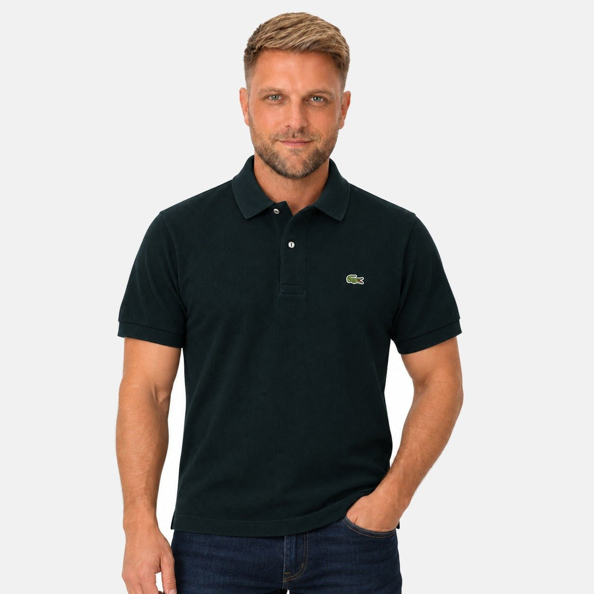 Lacoste Classic Fit Polo Shirt Dark Green | Northern Threads Designer Menswear