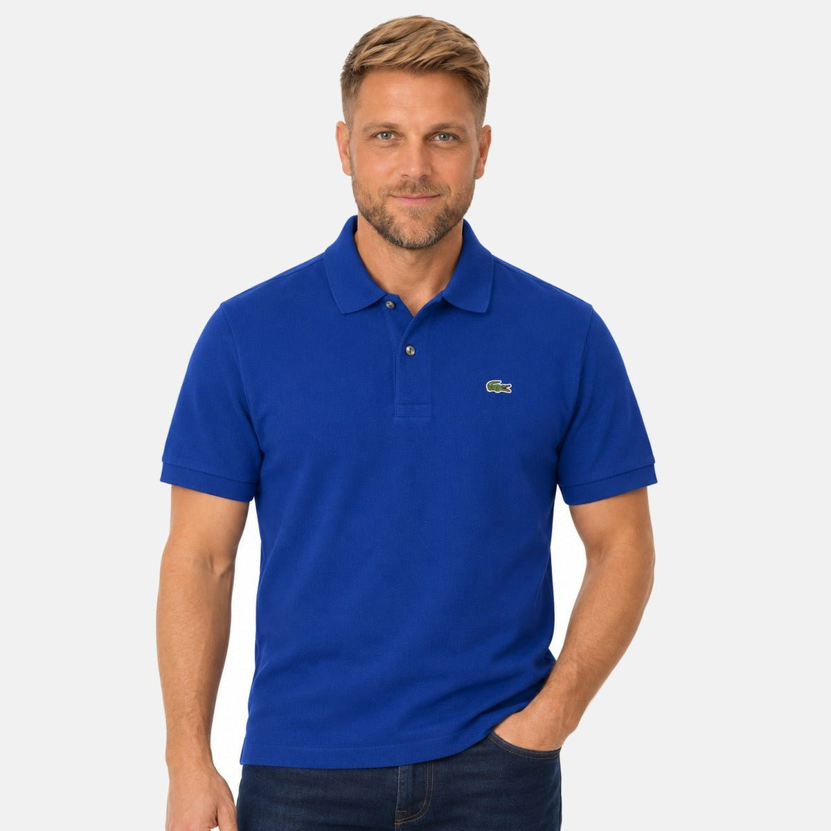 Lacoste Classic Fit Polo Shirt Indigo Blue | Northern Threads Designer Menswear