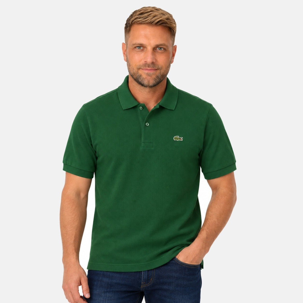 Lacoste Classic Fit Polo Shirt Pine Green | Northern Threads Designer Menswear