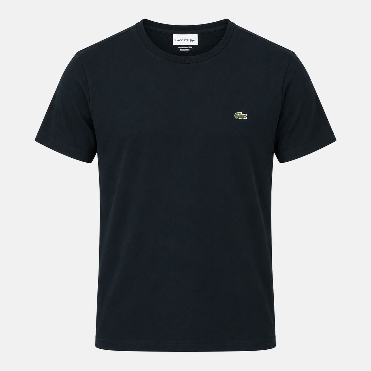 Lacoste Cotton Pima Crew Neck T-Shirt Dark Green | Northern Threads Designer Menswear
