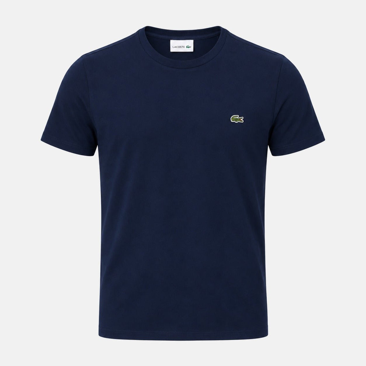 Lacoste Cotton Pima Crew Neck T-Shirt Midnight Blue | Northern Threads Designer Menswear