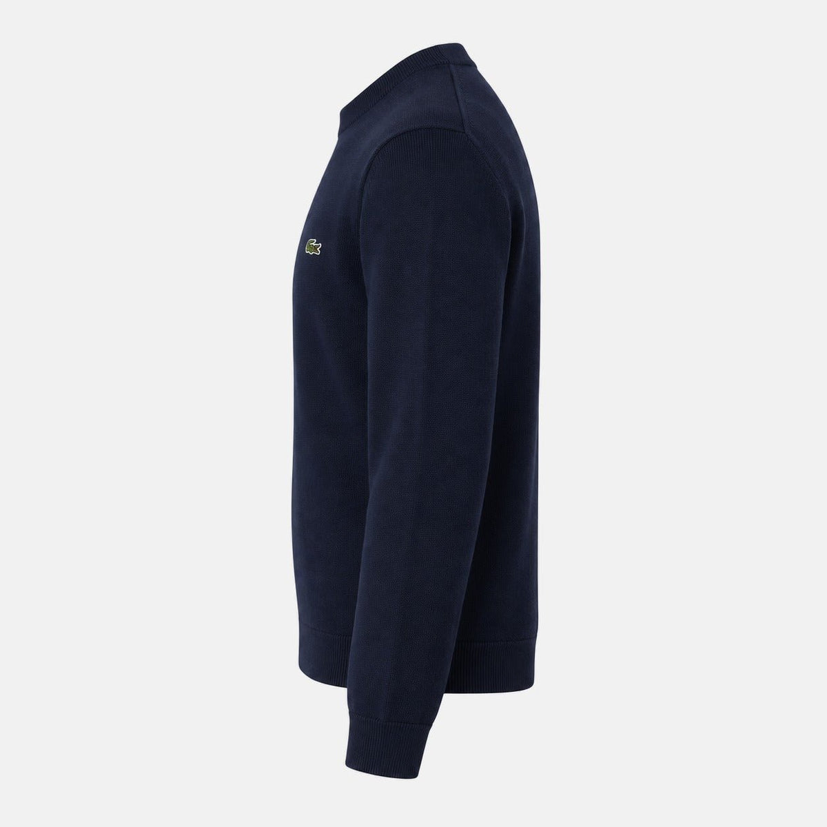 Lacoste Monochrome Crew Neck Sweater Midnight Blue | Northern Threads Designer Menswear