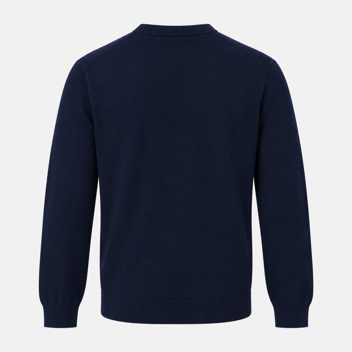 Lacoste Monochrome Crew Neck Sweater Midnight Blue | Northern Threads Designer Menswear