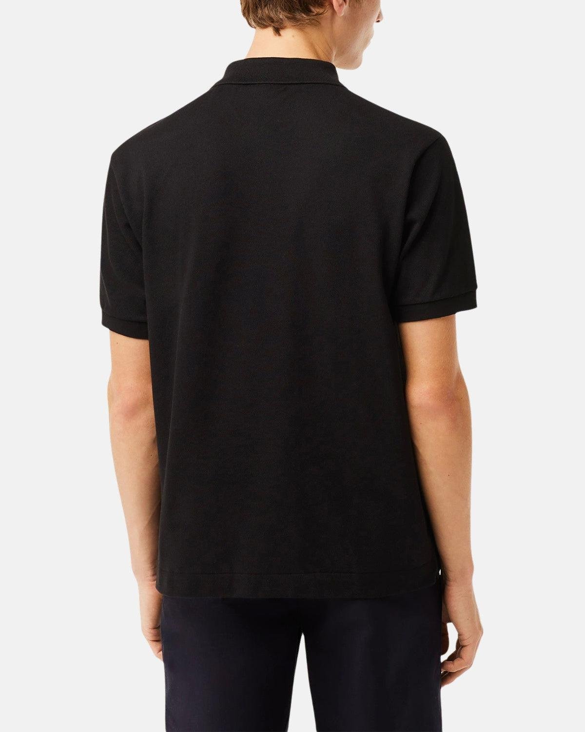 LACOSTE ORIGINAL L.12.12 POLO SHIRT BLACK - northern threads