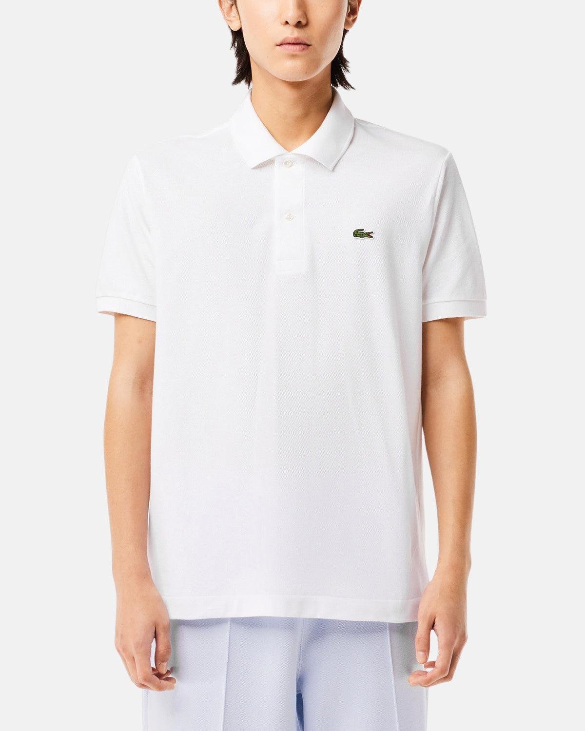 LACOSTE ORIGINAL L.12.12 POLO SHIRT WHITE - LACOSTE-L12.12-001-S 3 - northern threads uk