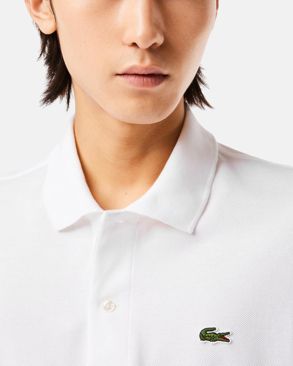 LACOSTE ORIGINAL L.12.12 POLO SHIRT WHITE - LACOSTE-L12.12-001-S 3 - northern threads uk