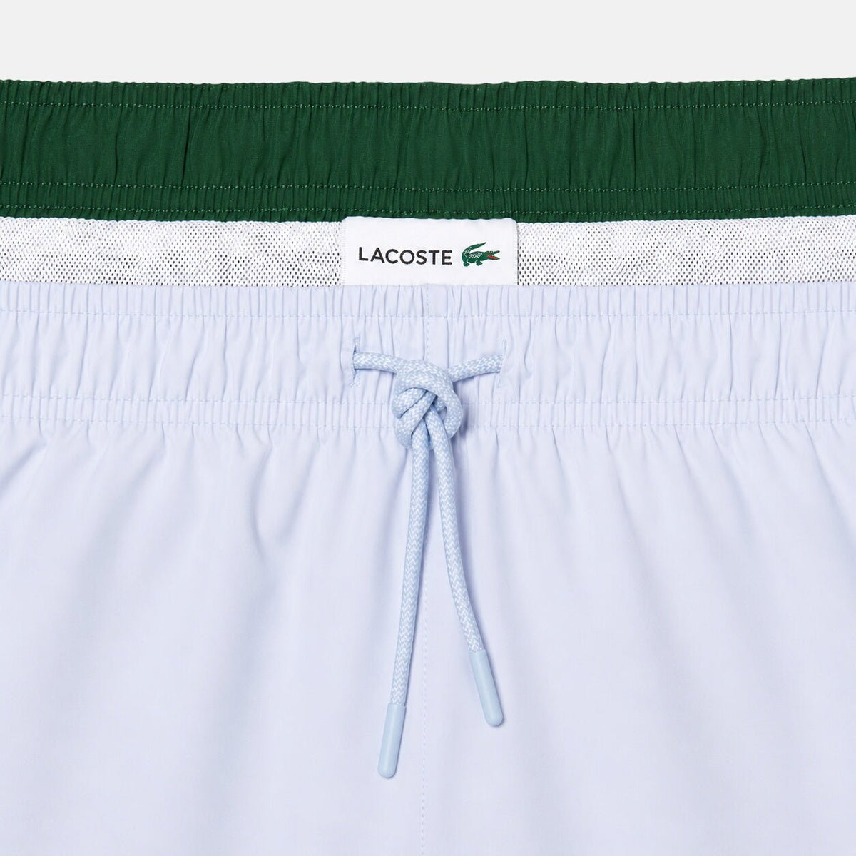 Lacoste Quick-Dry Swim Shorts Phoenix Blue/Green | Northern Threads Designer Menswear
