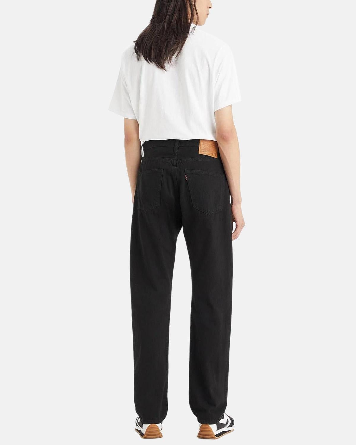 LEVIS 501 ORIGINAL JEANS STONEWASHED BLACK - northern threads