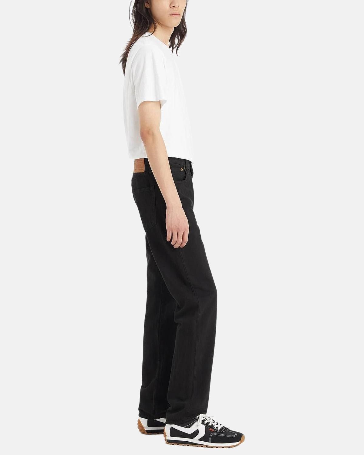 LEVIS 501 ORIGINAL JEANS STONEWASHED BLACK - northern threads