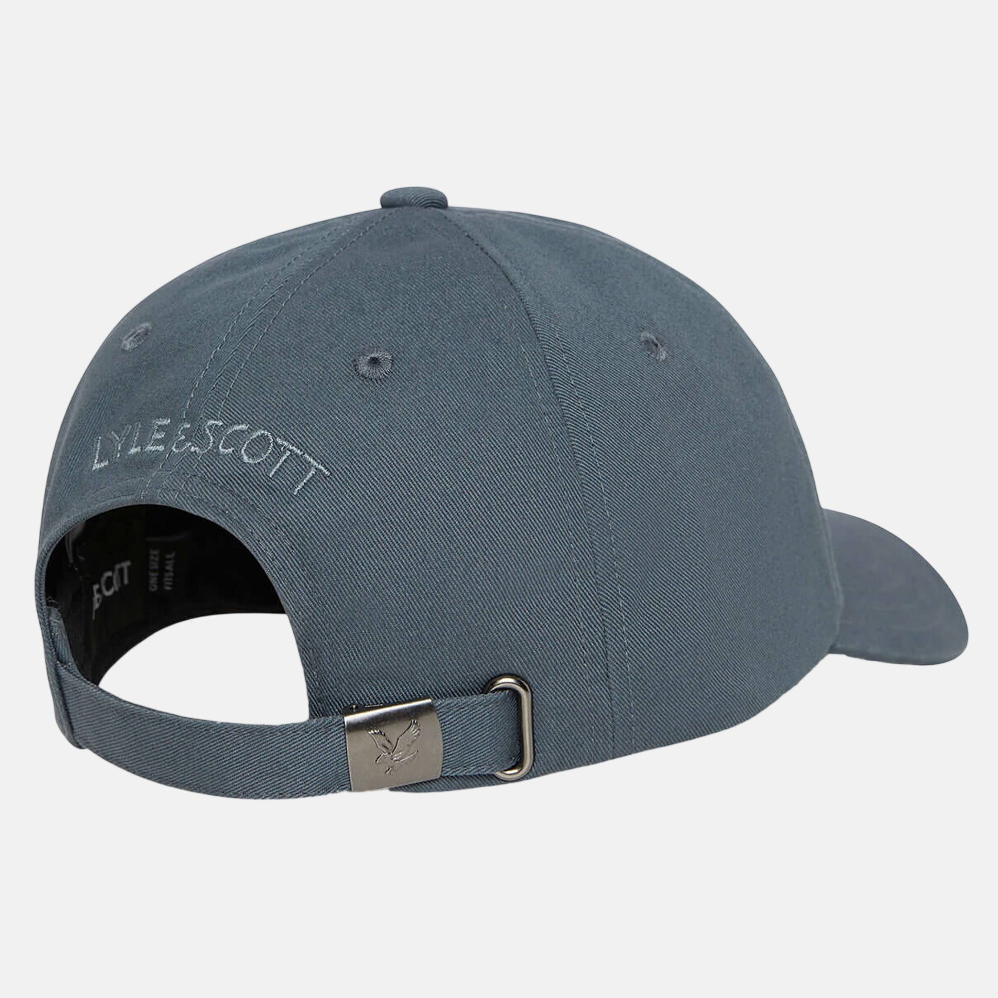 Lyle & Scott Baseball Cap Gunmetal - SPR1224-One size - northern threads uk