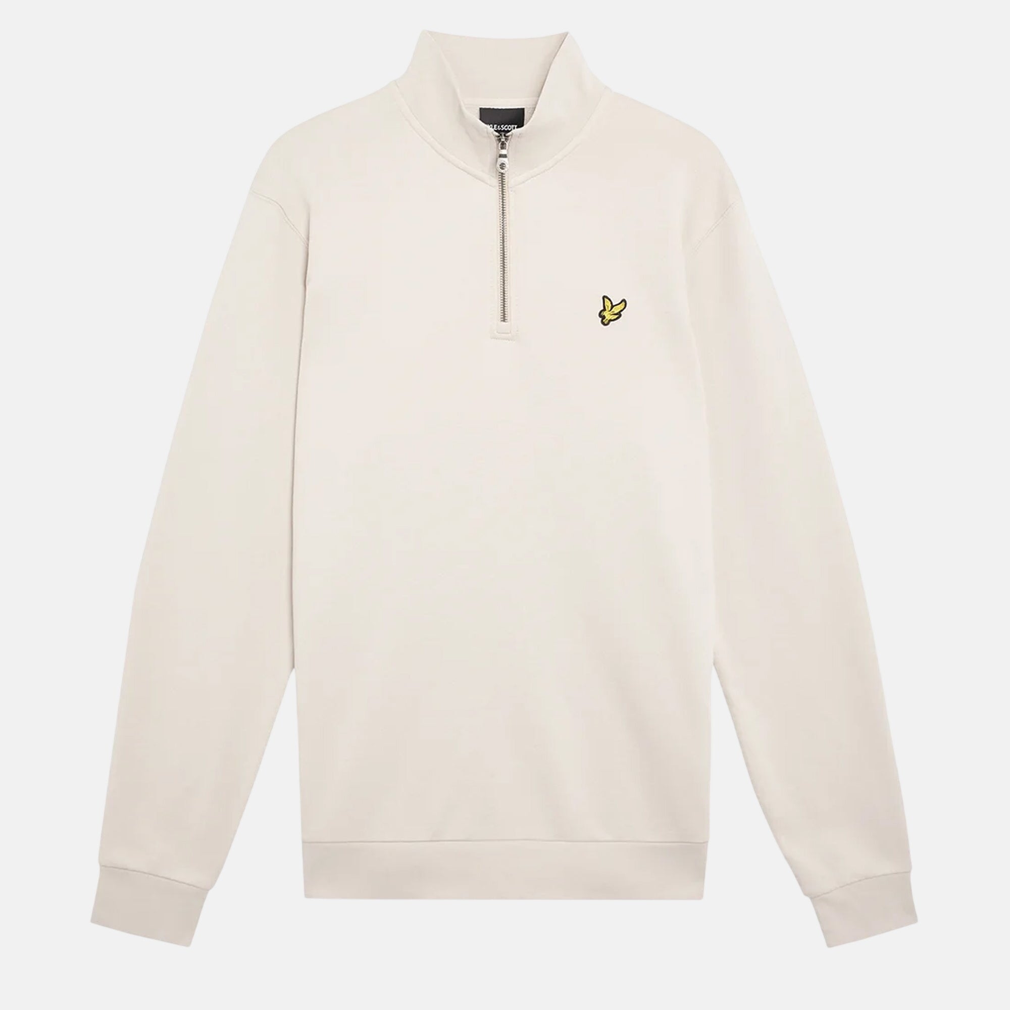 Lyle & Scott Cotton Loopback 1/4 Zip Sweatshirt Cove - SPR1225-M - northern threads uk