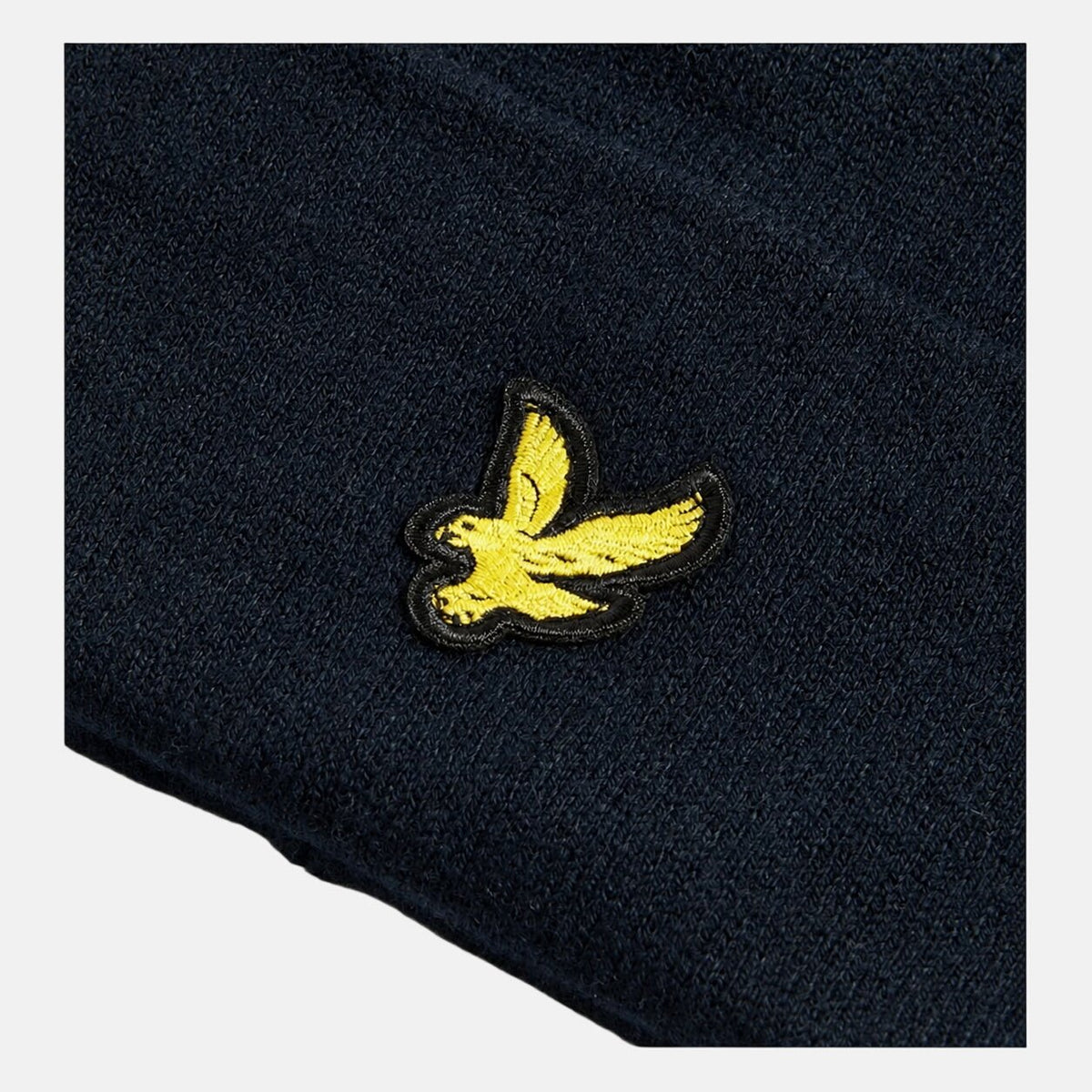 Lyle & Scott Merino Beanie Hat Dark Navy | Northern Threads Designer Menswear