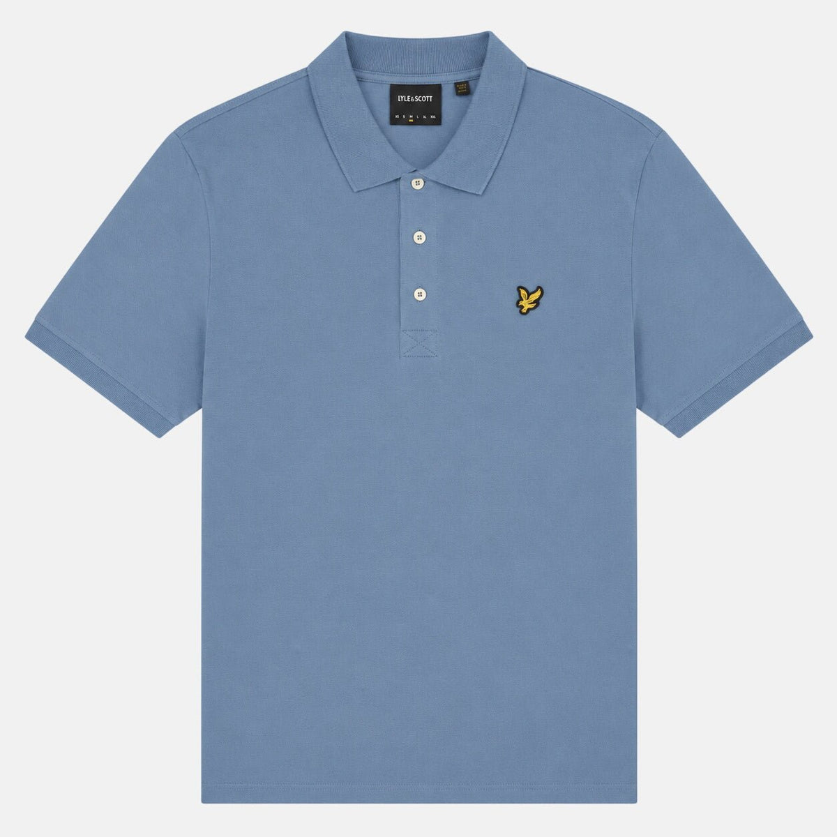 Lyle & Scott Plain Polo Shirt Power Blue | Northern Threads Designer Menswear