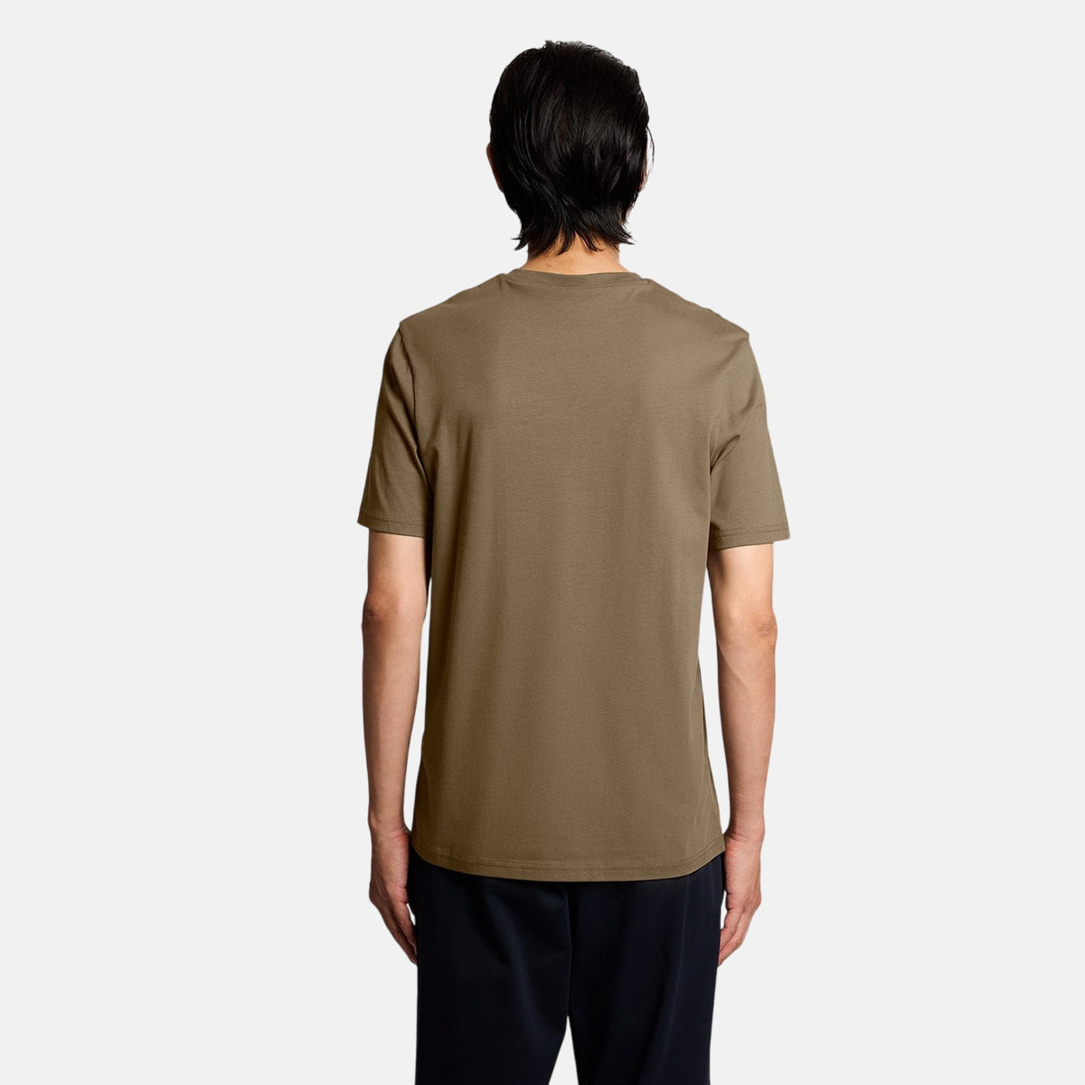 Lyle & Scott Plain T-Shirt Khaki Ash | Northern Threads Designer Menswear