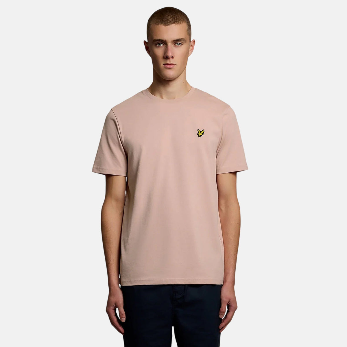 Lyle & Scott Plain T-Shirt Pink Grapefruit | Northern Threads Designer Menswear