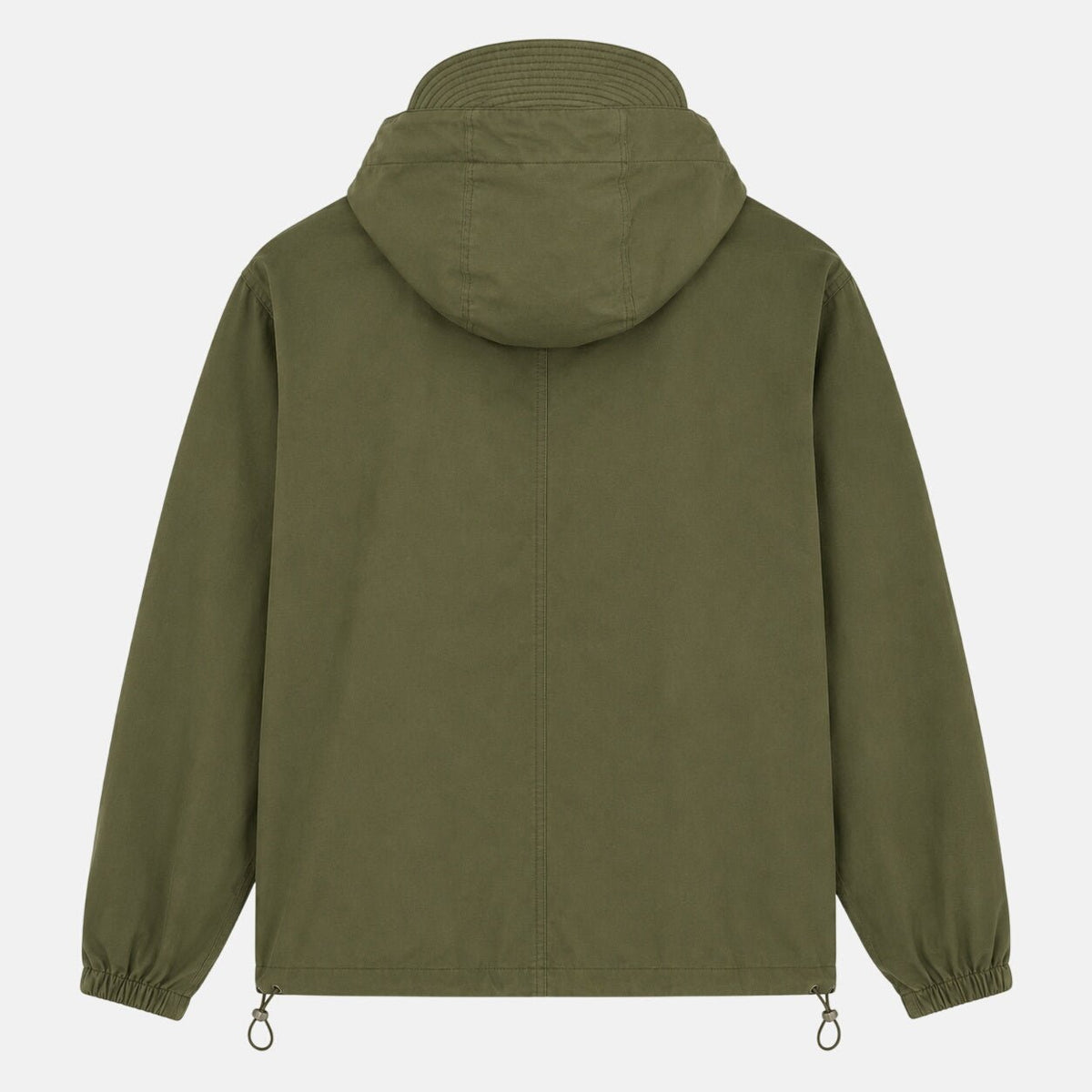 Lyle & Scott Waxed Hooded Utility Jacket True Olive | Northern Threads Designer Menswear