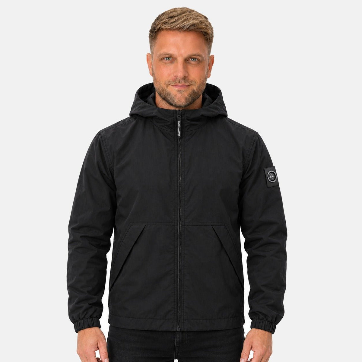 Marshall Artist Alpha Jacket Black | Northern Threads Designer Menswear