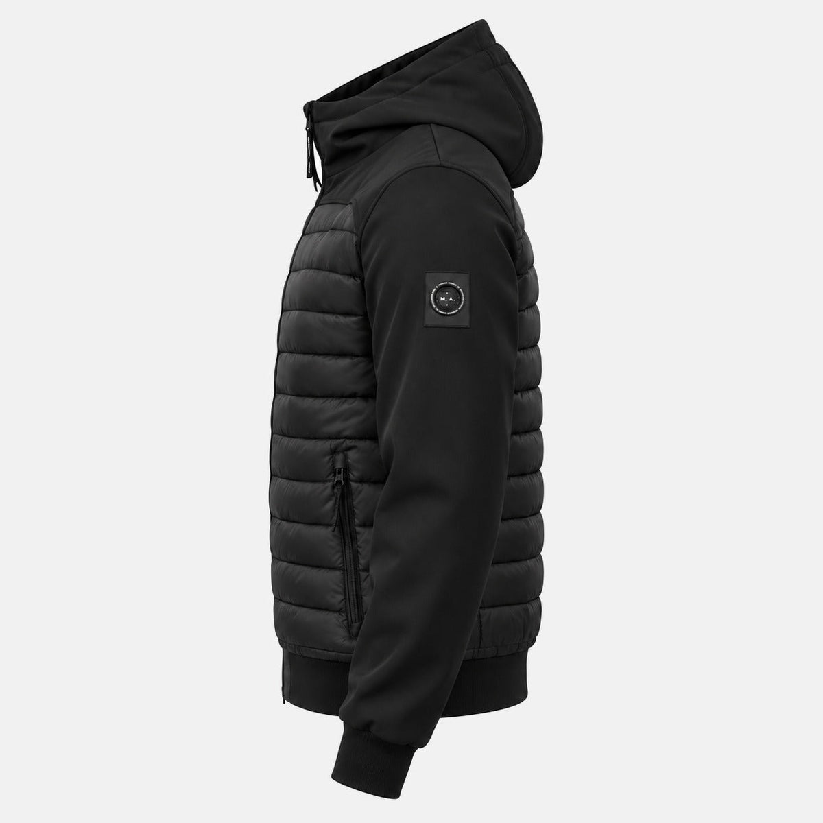 Marshall Artist Avondale Hybrid Jacket Black | Northern Threads Designer Menswear