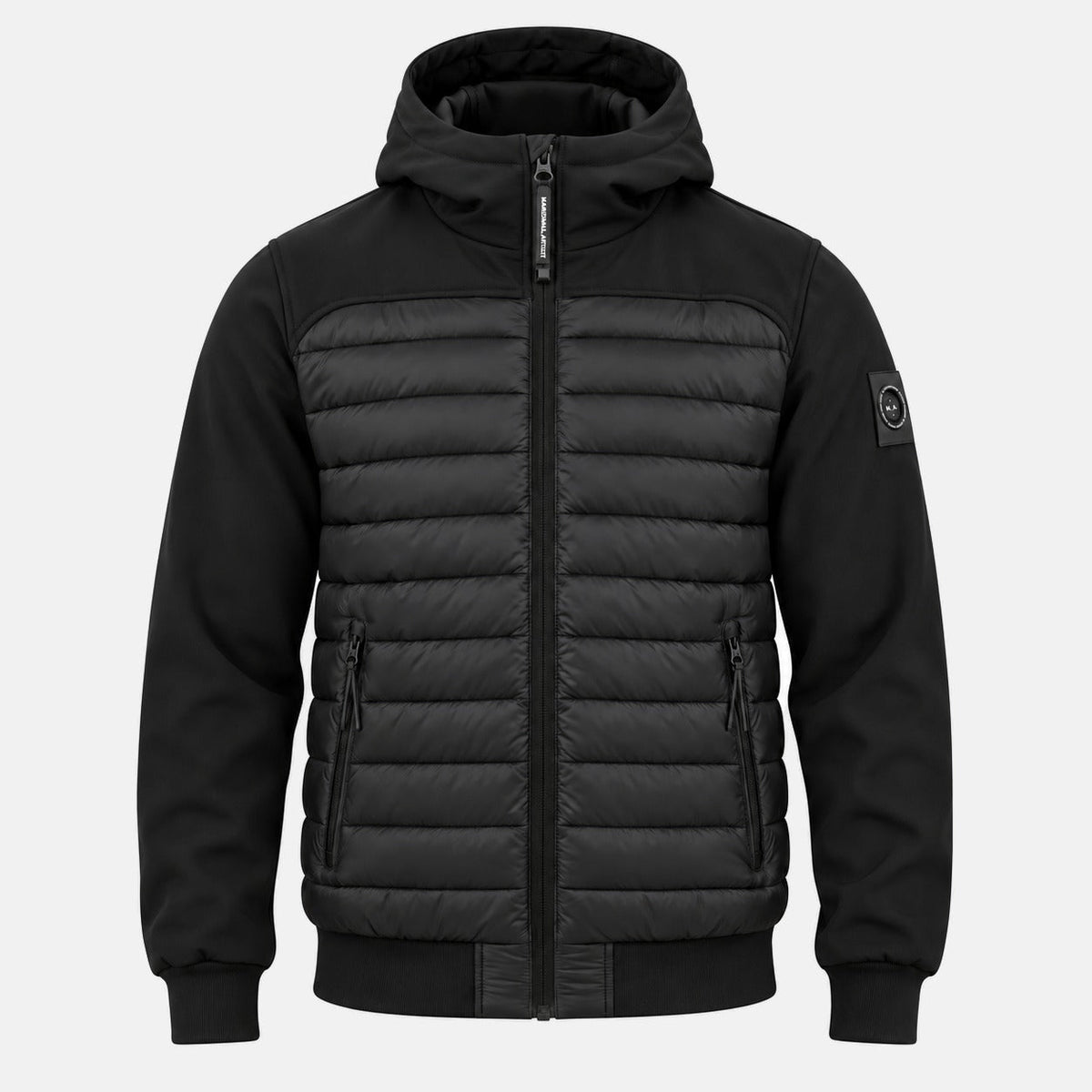 Marshall Artist Avondale Hybrid Jacket Black | Northern Threads Designer Menswear